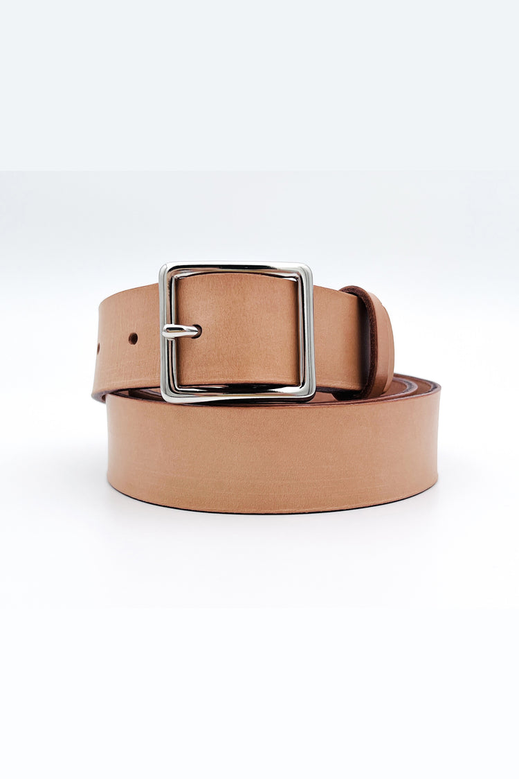 [LOW CLASSIC] / ☆ 24FW SSQUARE BUCKLE LEATHER BELT / BEIGE Glamorstar Skinny Belts for Women Thin PU Leather Waist Belt